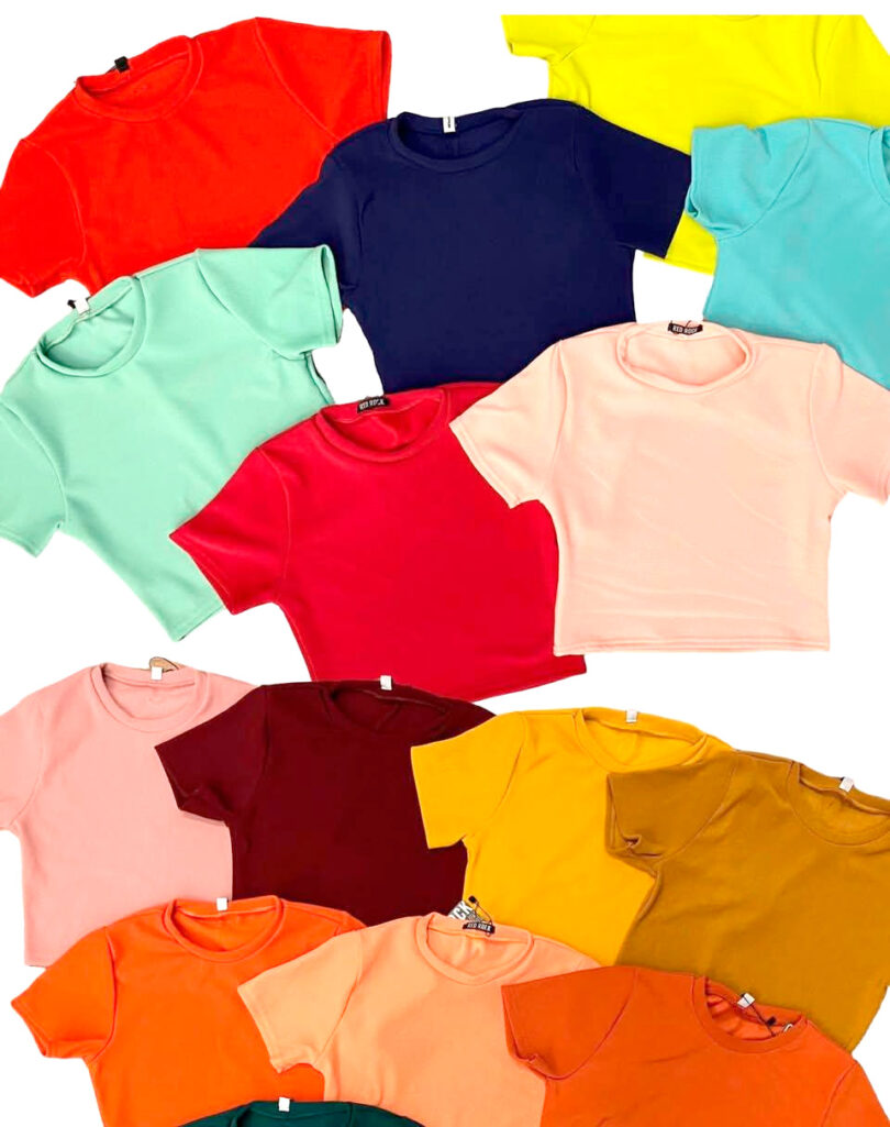 CROPPED MANGUINHA BASIC - Imagen 2